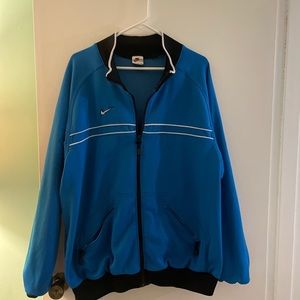 Retro blue Nike zip up jacket